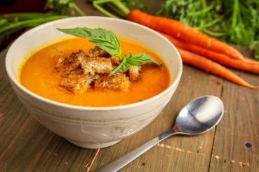 Суп-пюре из картофеля и моркови